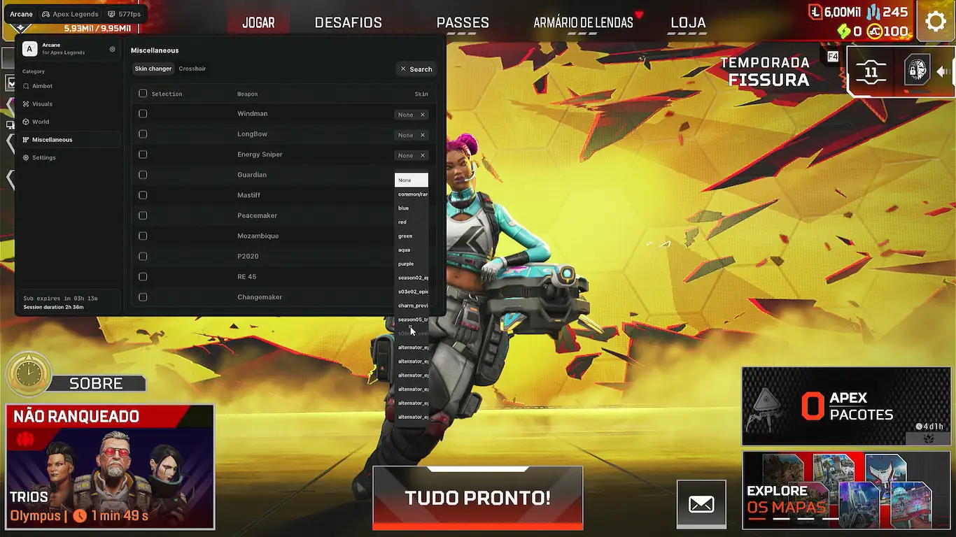 Screenshot 32 do cheat Apex Legends Arcane